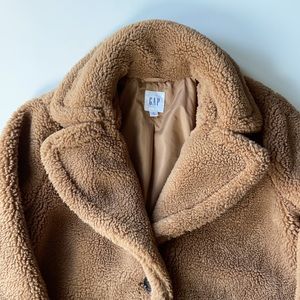 Gap Sherpa Long Teddy Trench